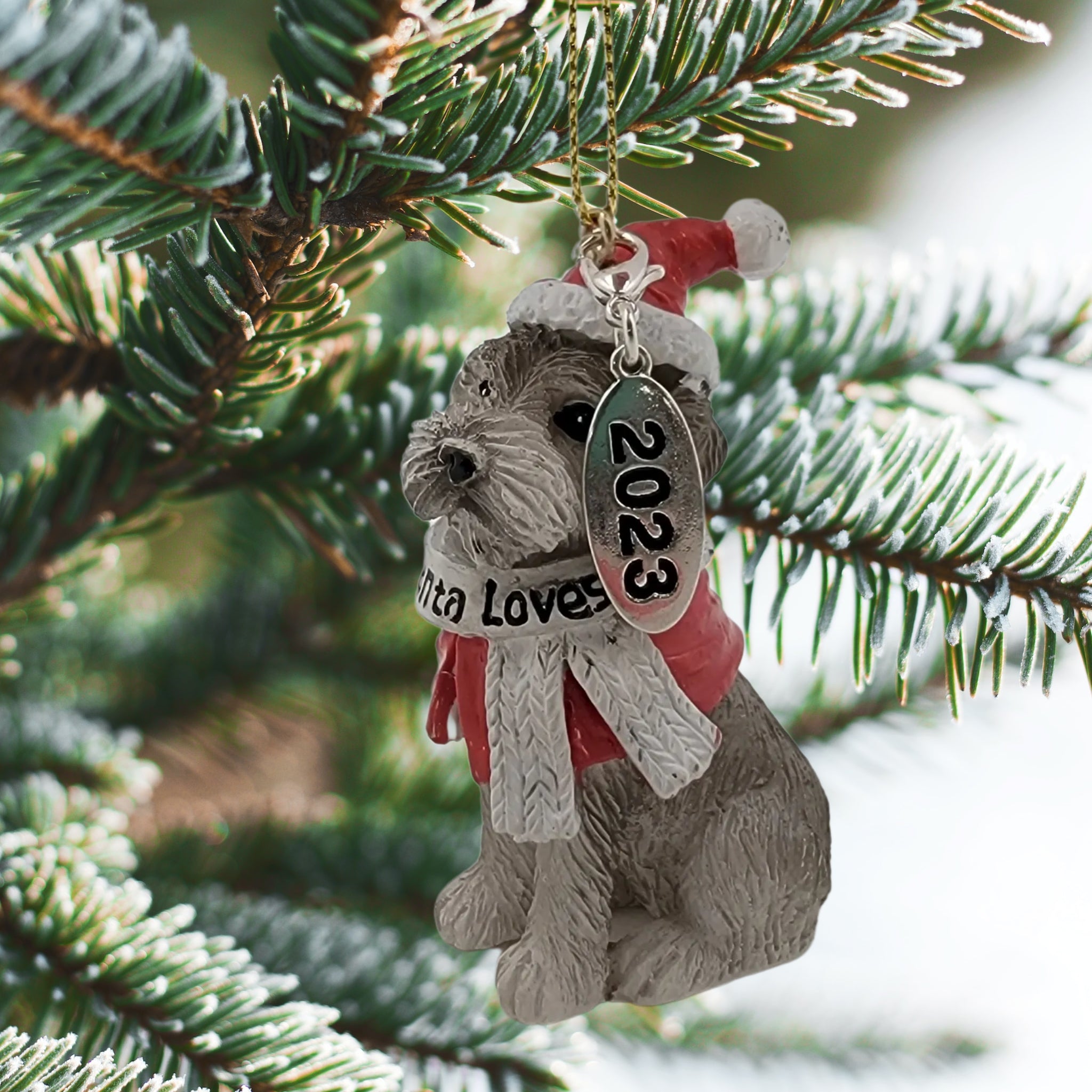 Schnauzer Dog Ornament