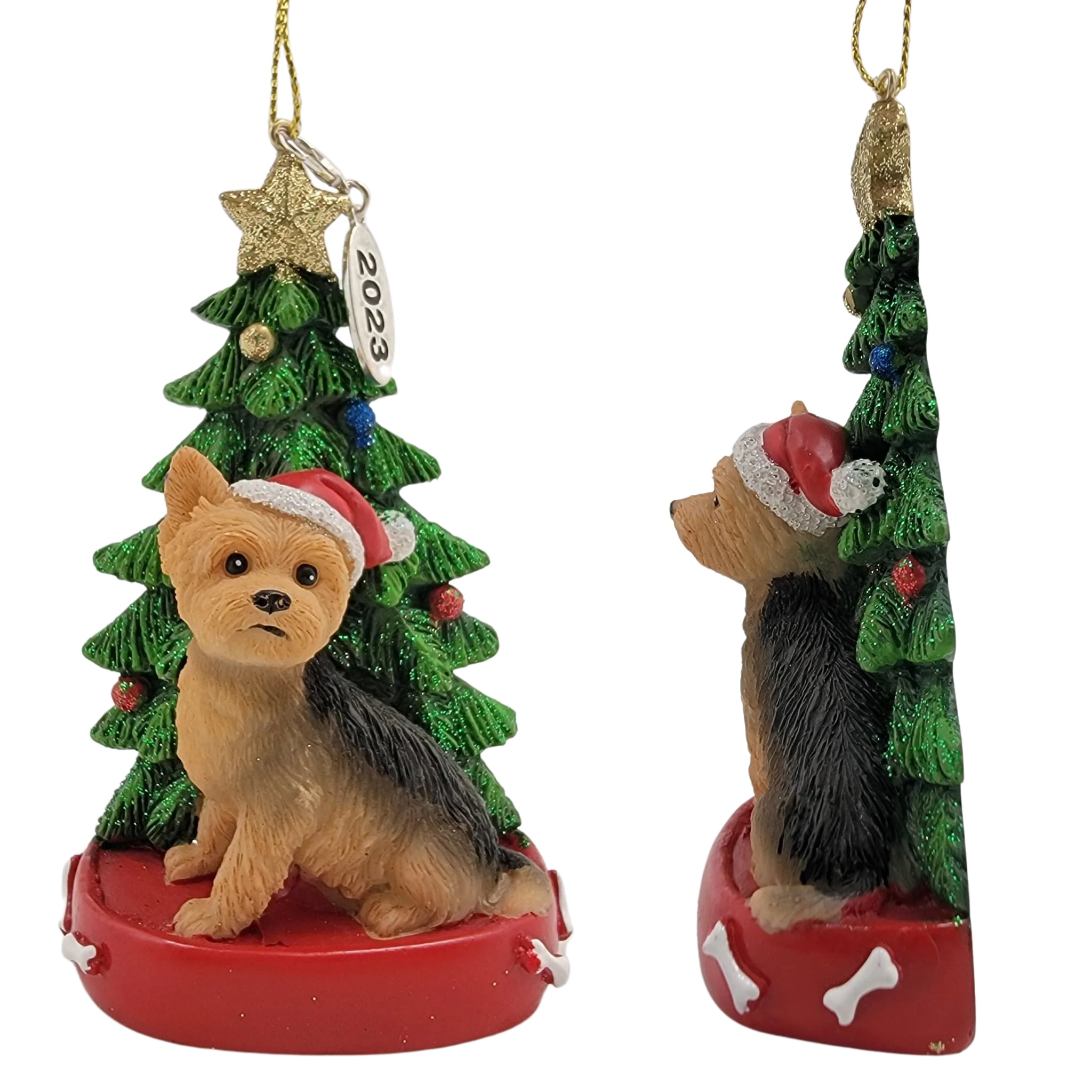 Yorkie Dog Ornament