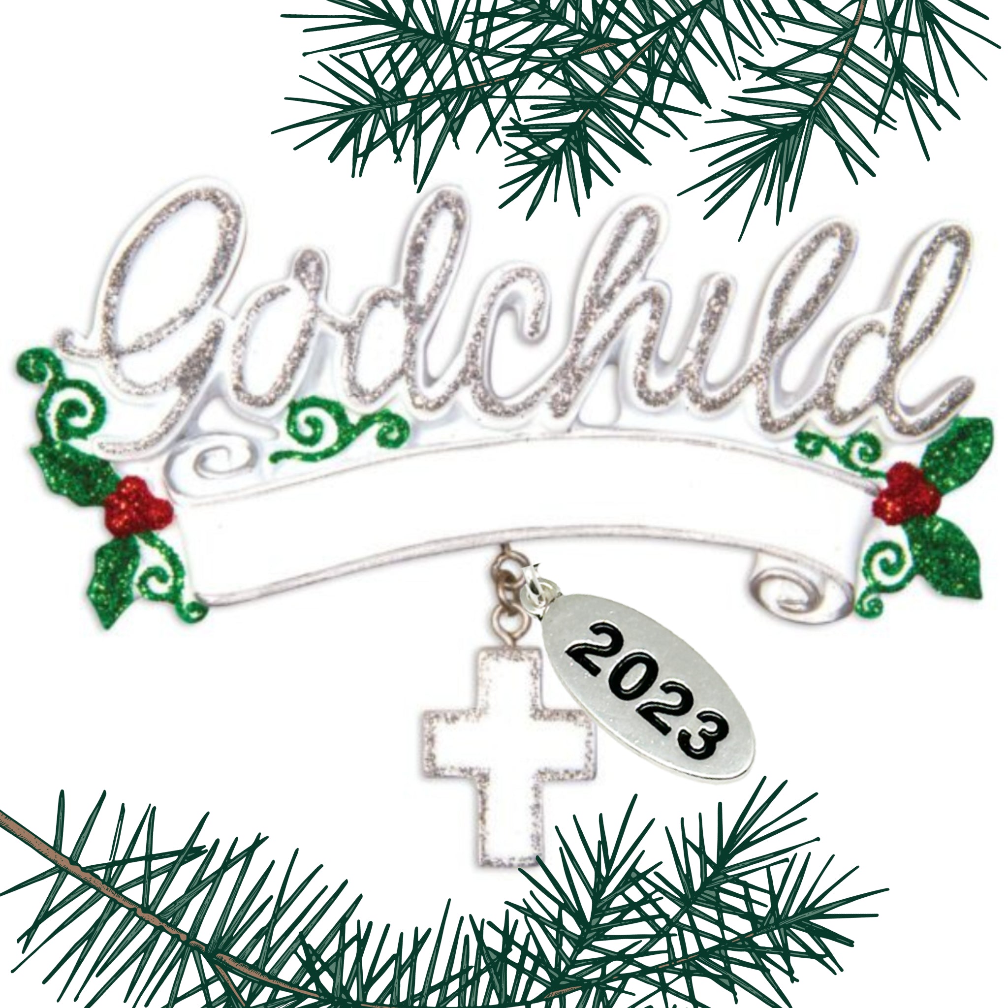 Catholic Godchild Ornament