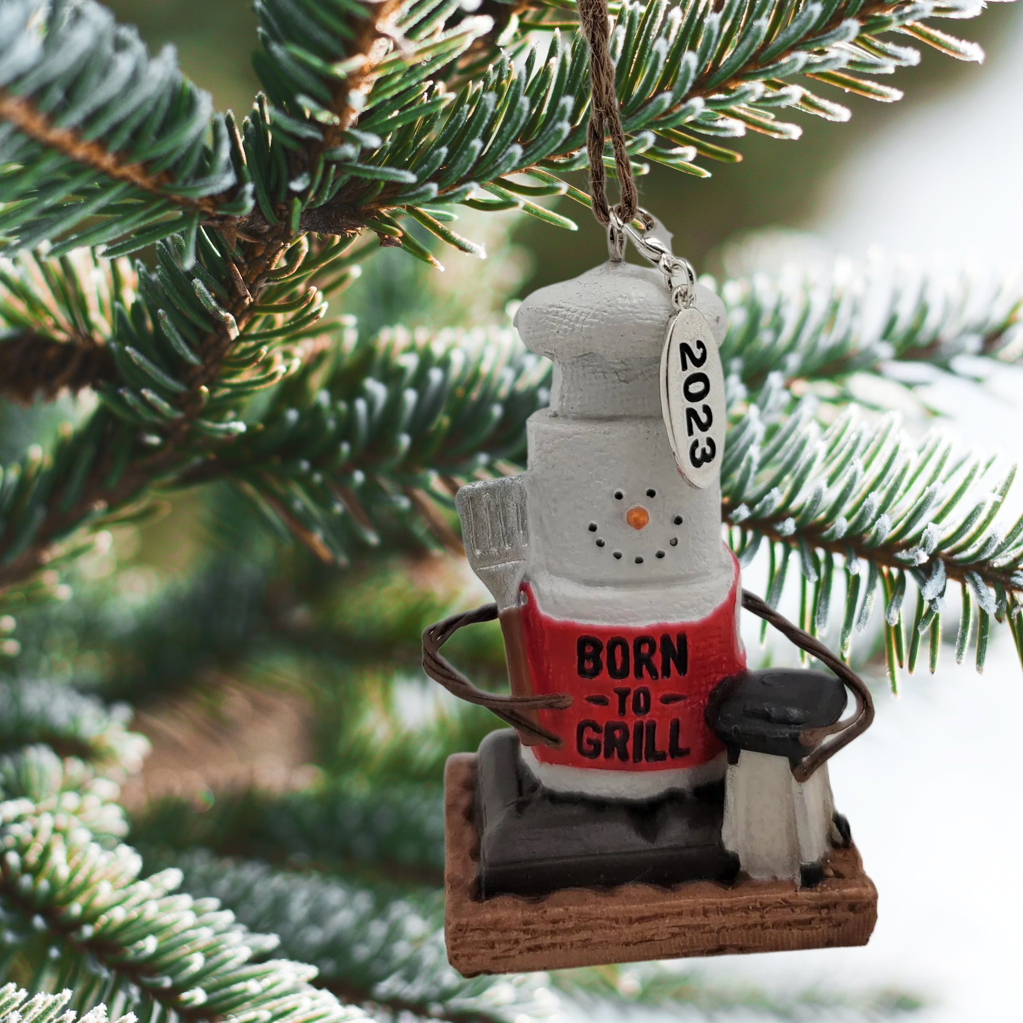 Smores Grilling or BBQ Ornament