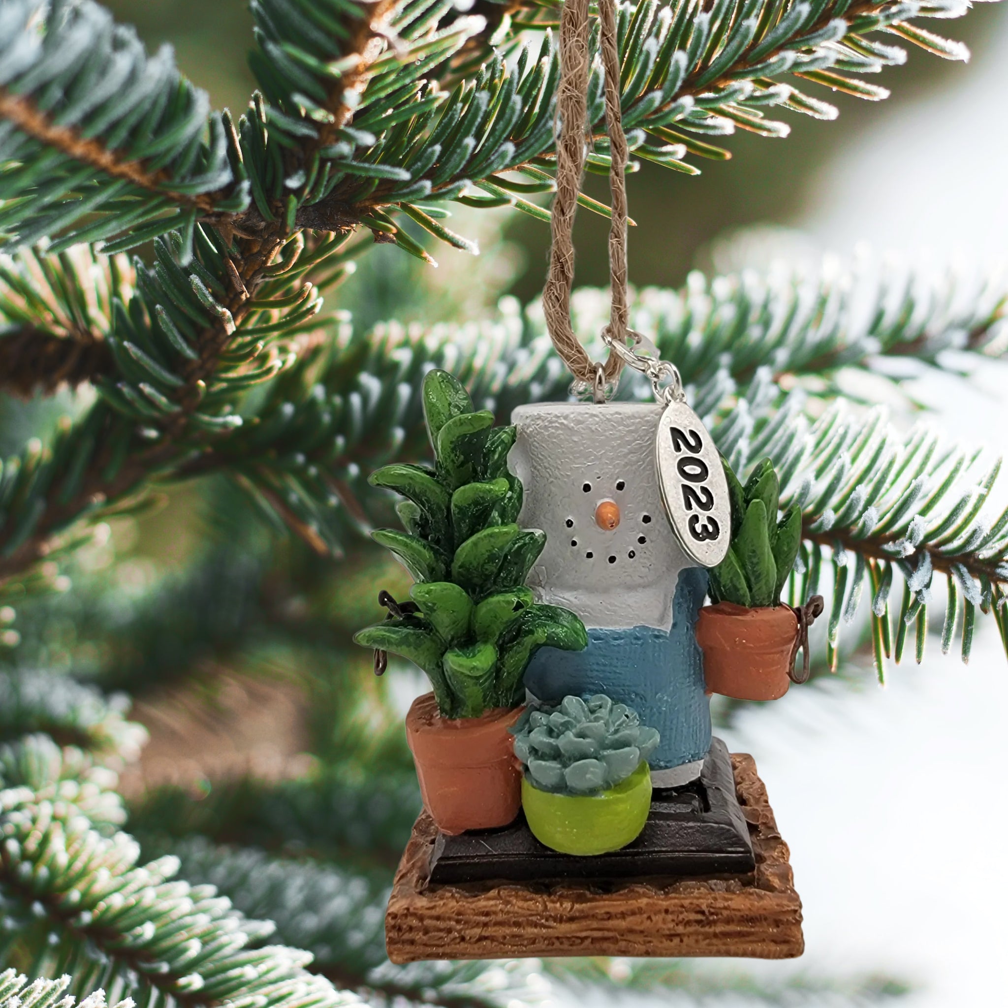 Smores Plant Lover, Crazy Plant Lady Ornament