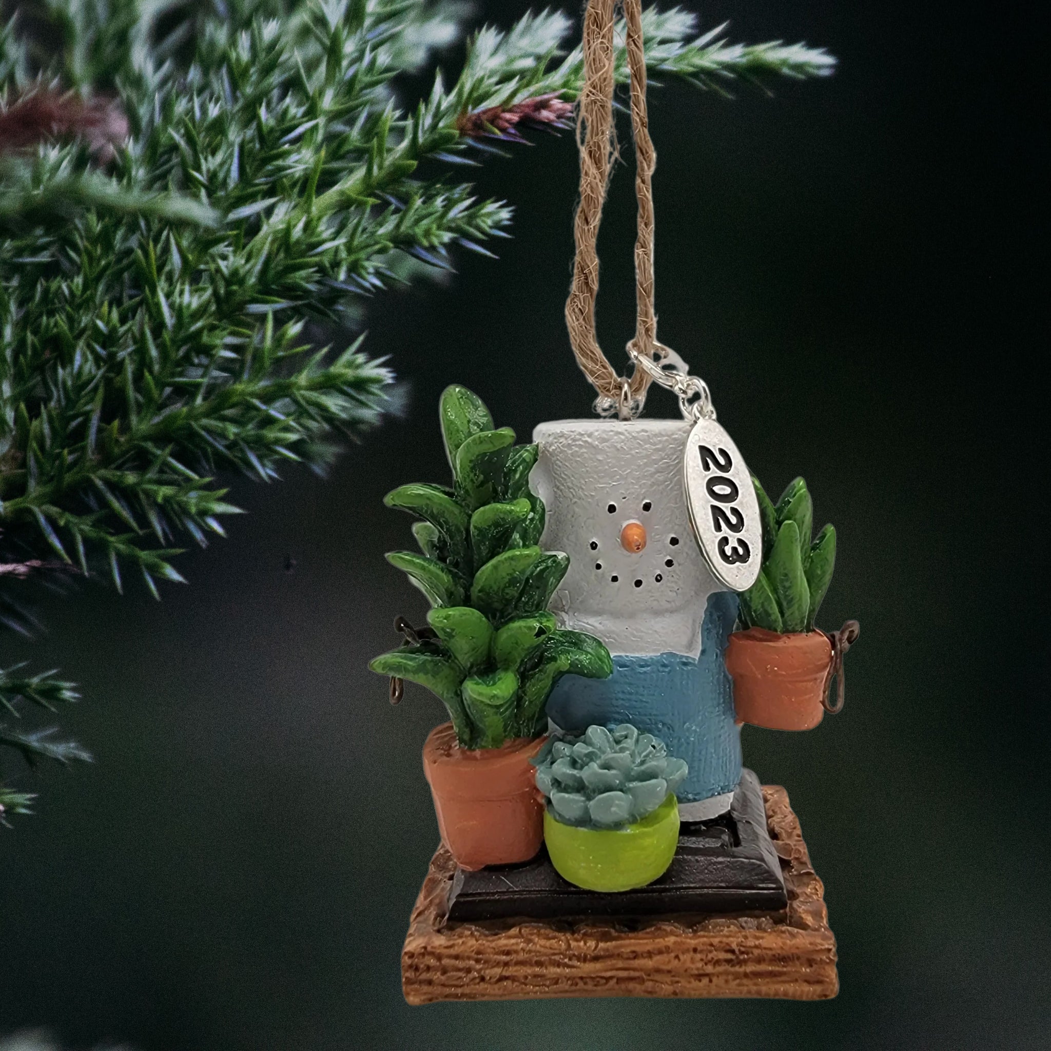 Smores Plant Lover, Crazy Plant Lady Ornament
