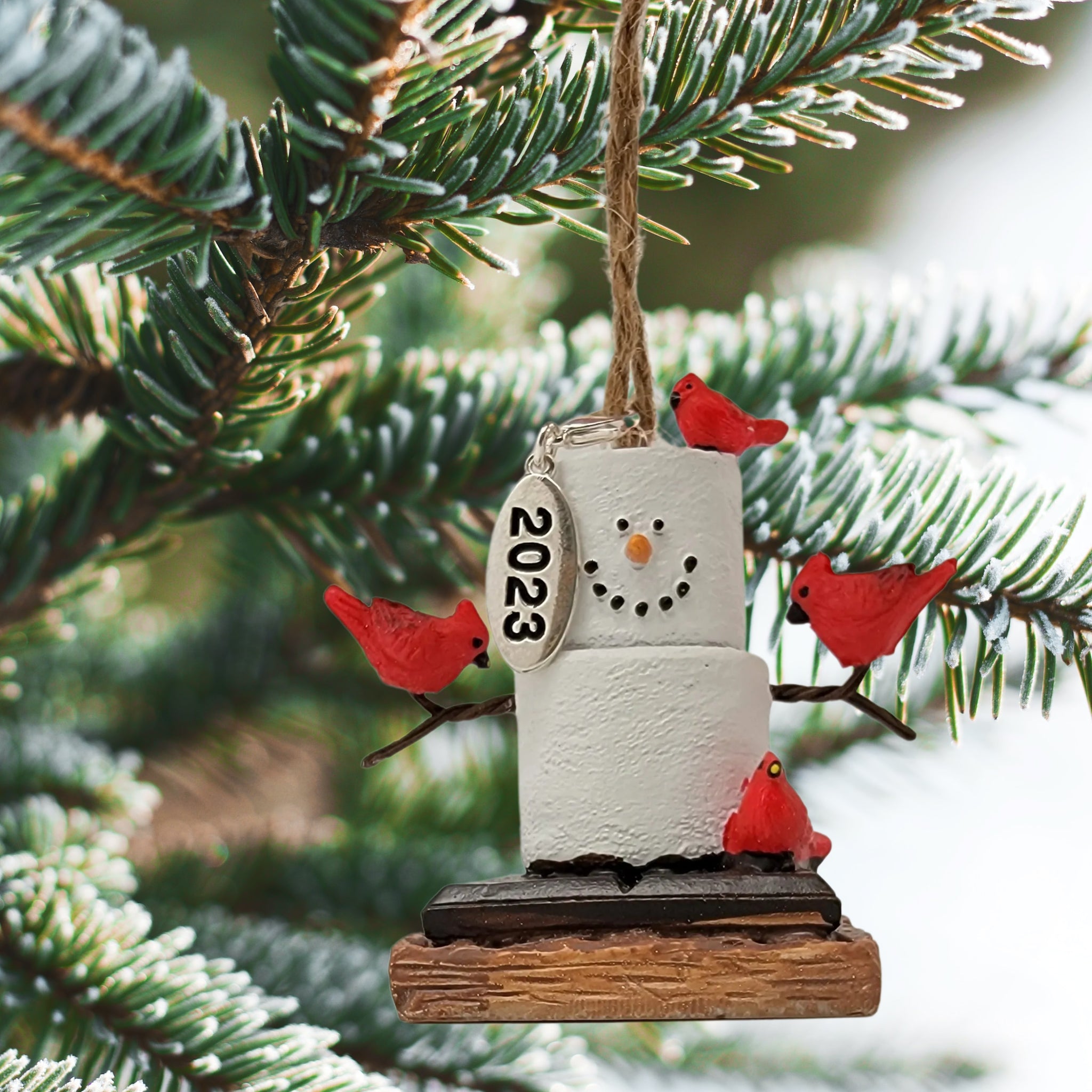 Smores Cardinal Lover Ornament