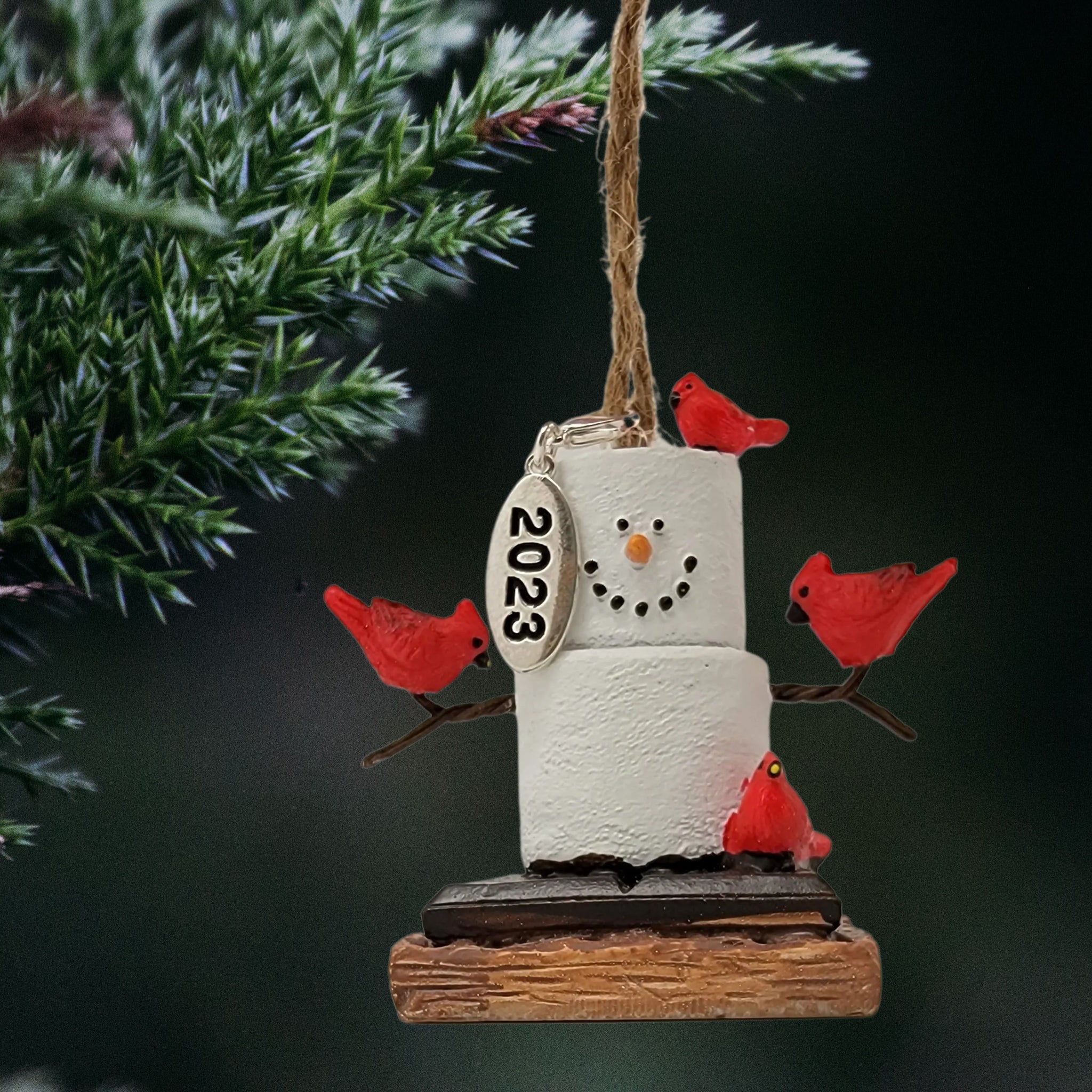 Smores Cardinal Lover Ornament