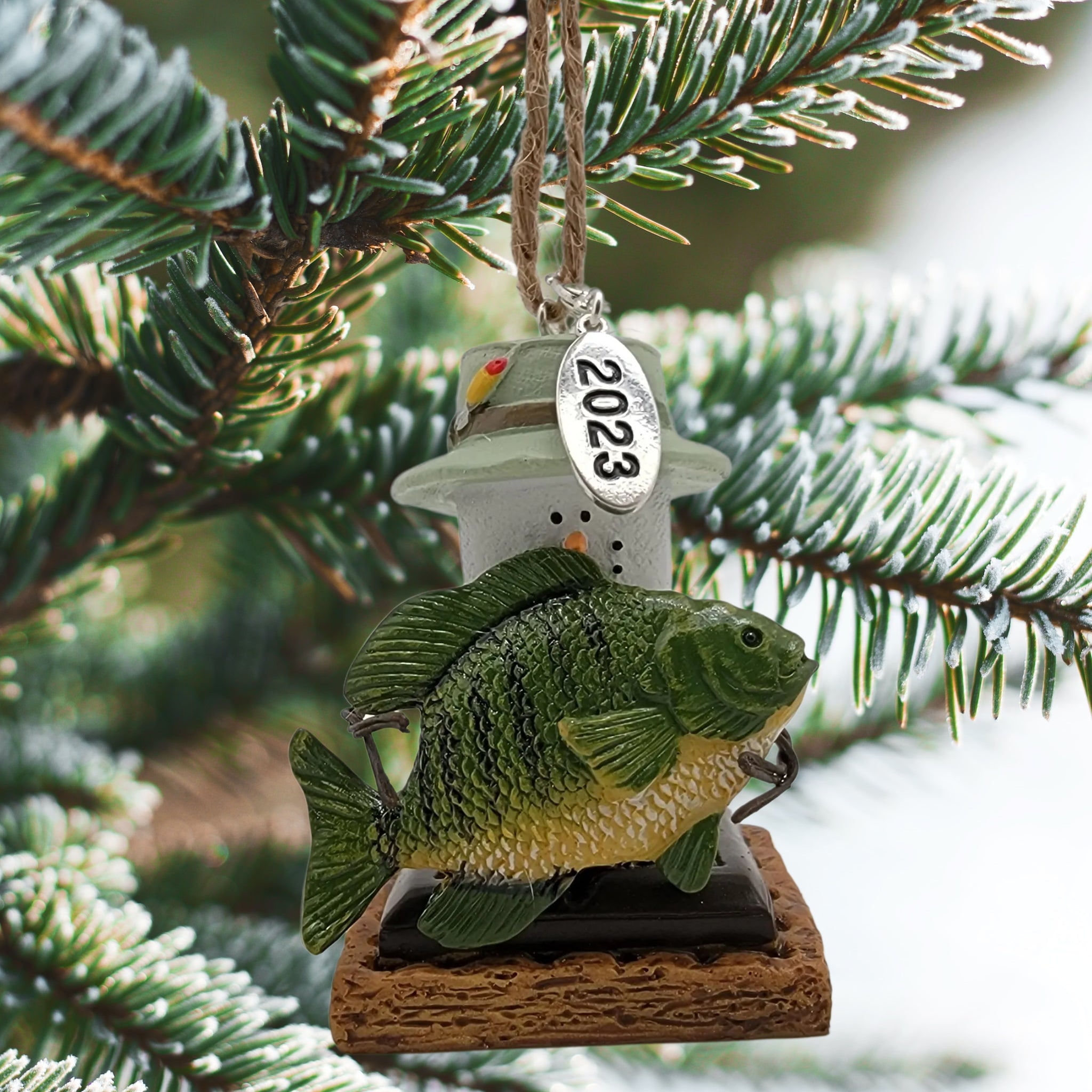 Smores Gone Fishing Ornament
