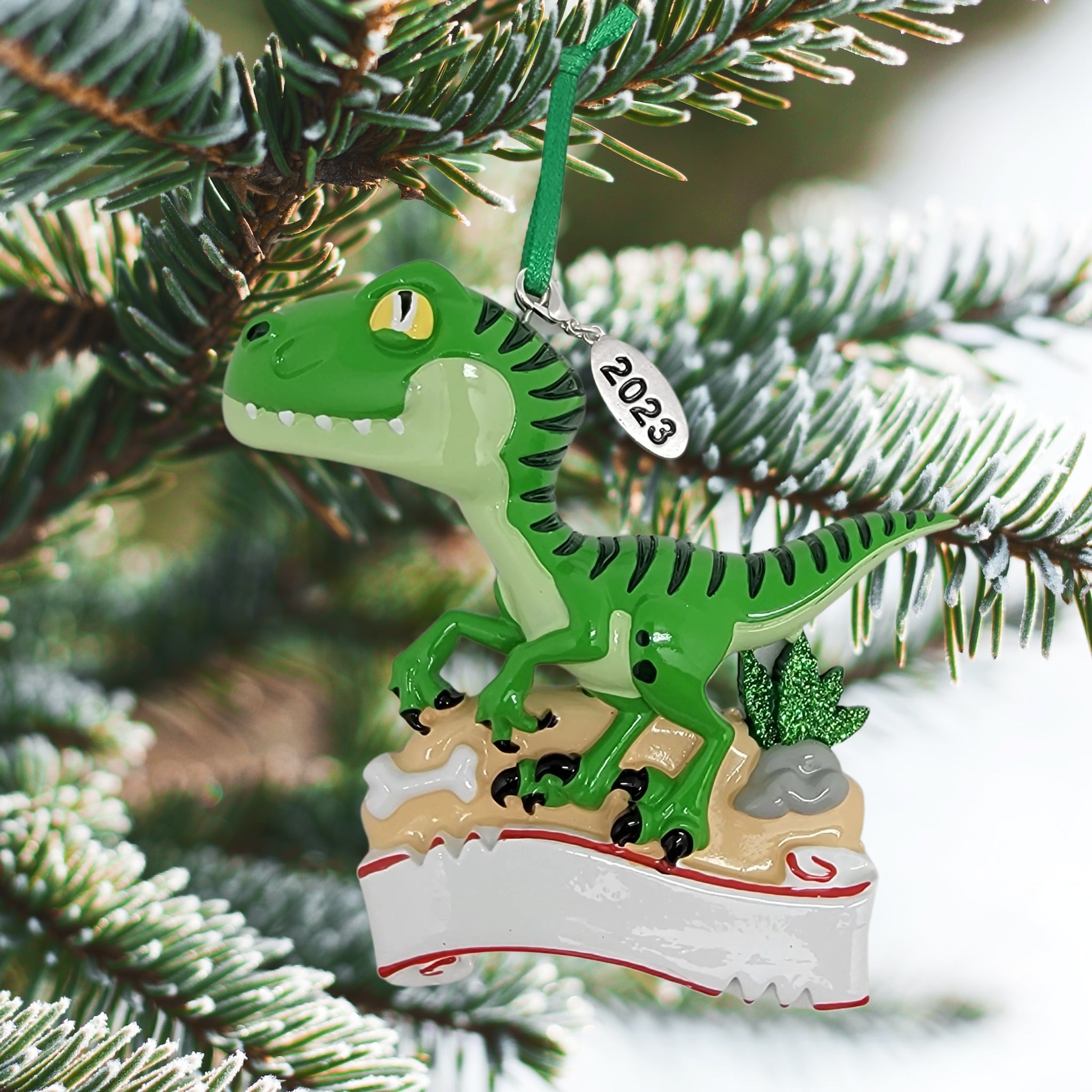 Dinosaur Velociraptor Ornament