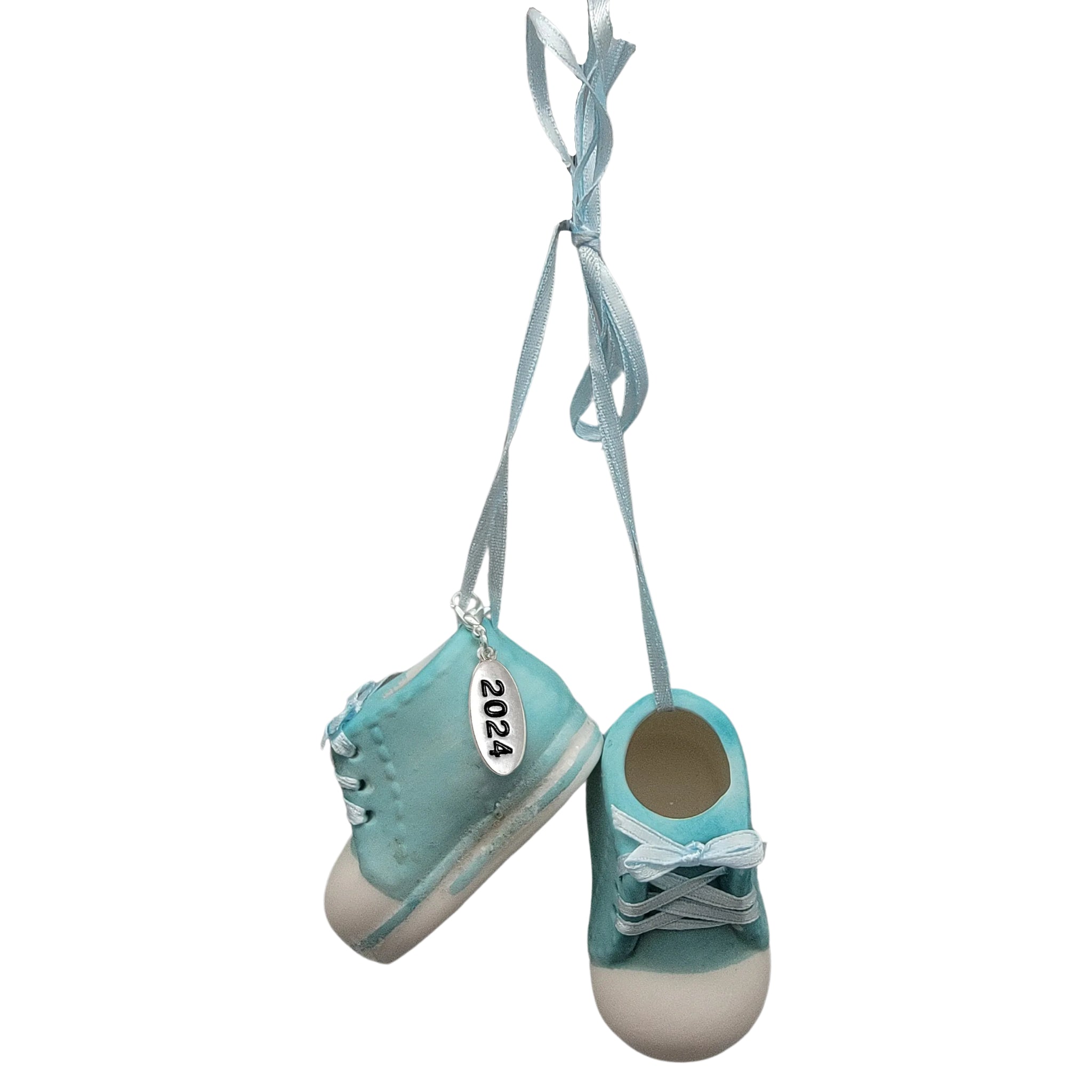 Baby Boy Booties Ornament
