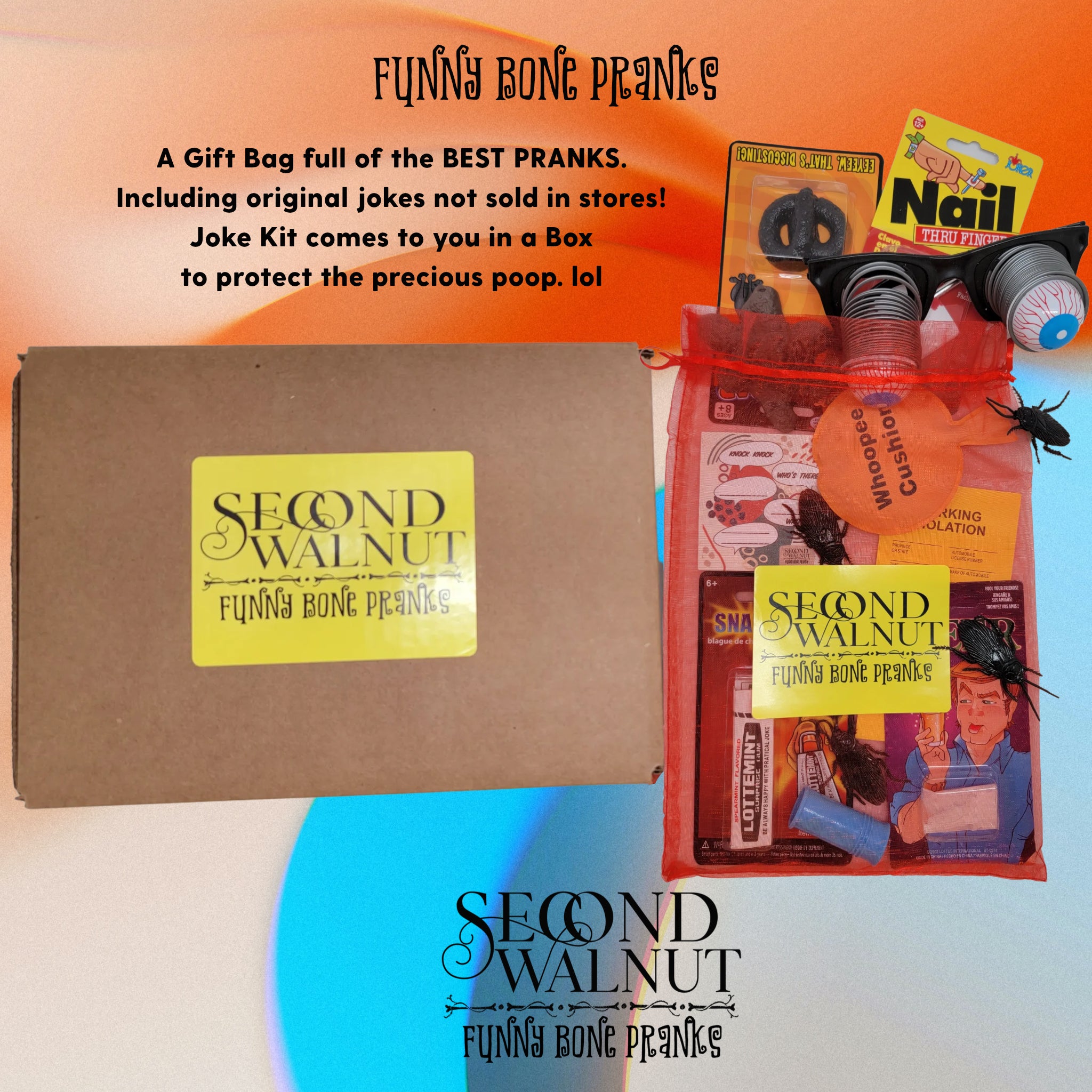Practical Joke Gifts Pranks and Gags | Funny Bone Pranks | Master 15 Piece Joke Kit