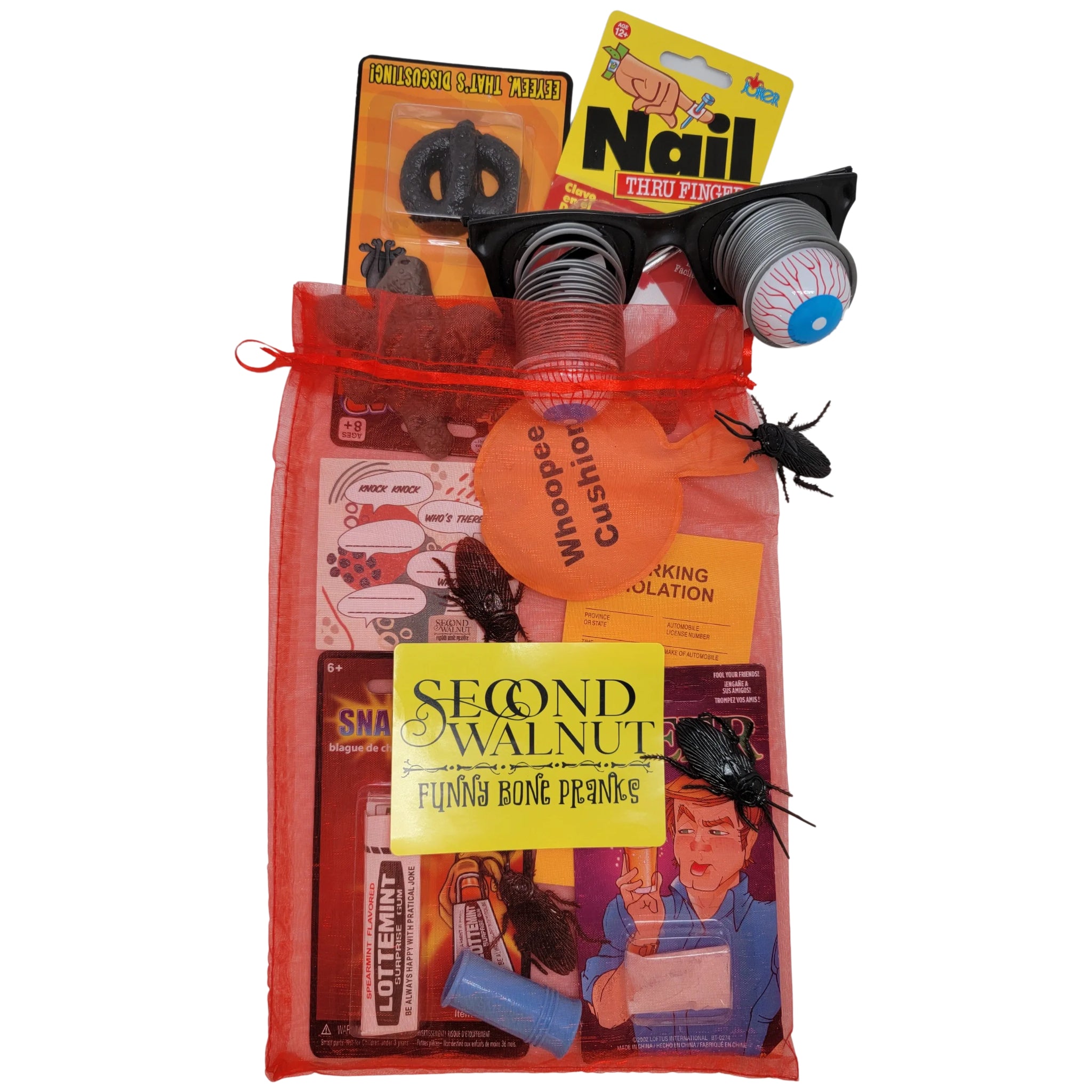 Practical Joke Gifts Pranks and Gags | Funny Bone Pranks | Master 15 Piece Joke Kit