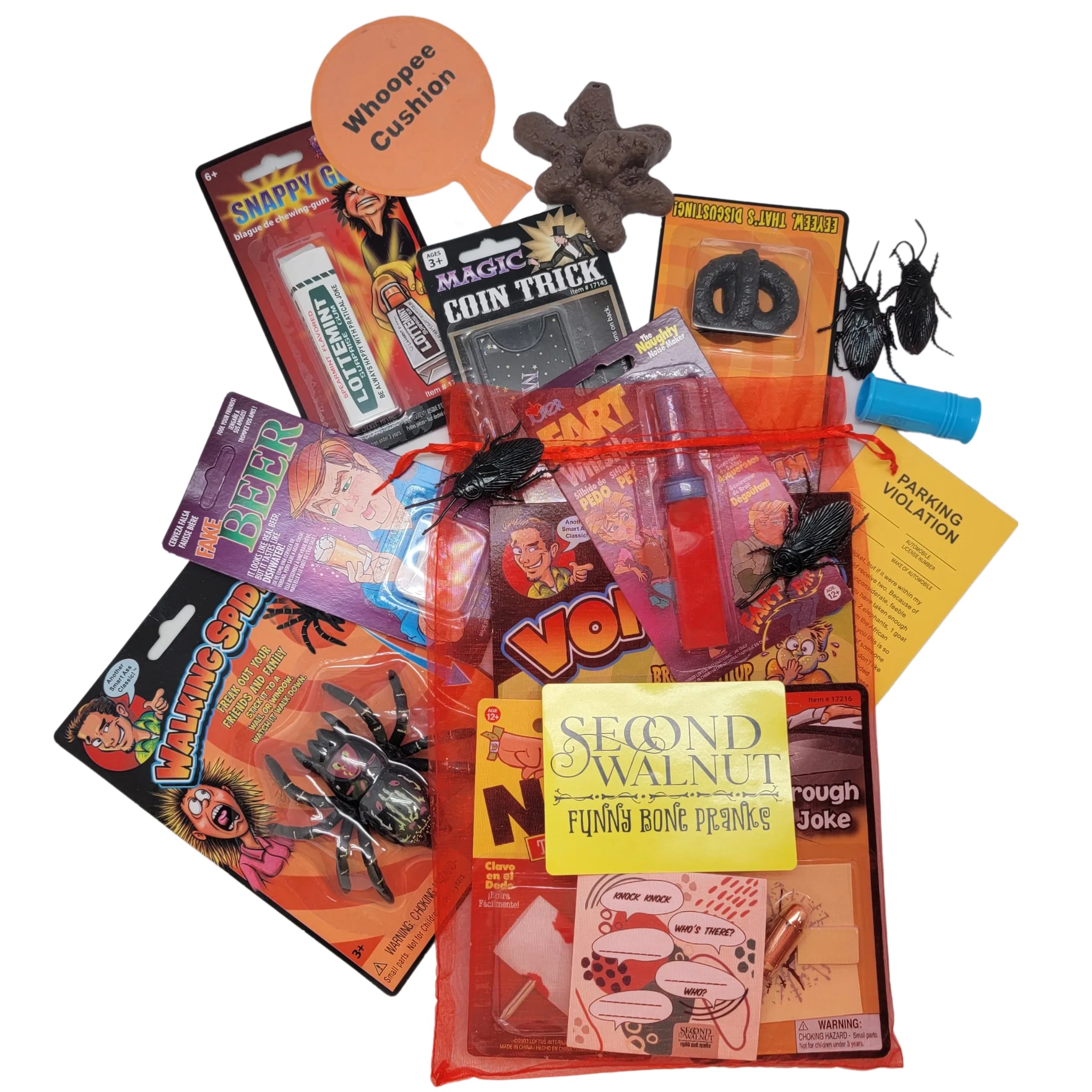 Practical Joke Gifts Pranks and Gags | Funny Bone Pranks | Master 19 Piece Joke Kit