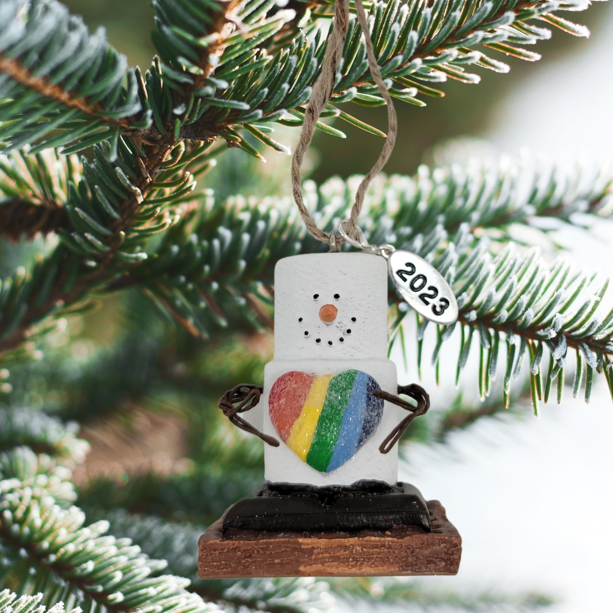 Smores Gay Pride Ornaments
