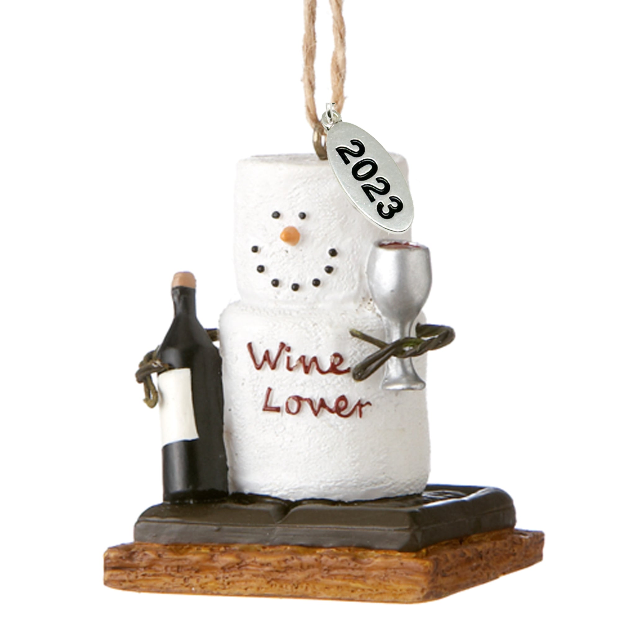 Smores Wine Lover Ornament