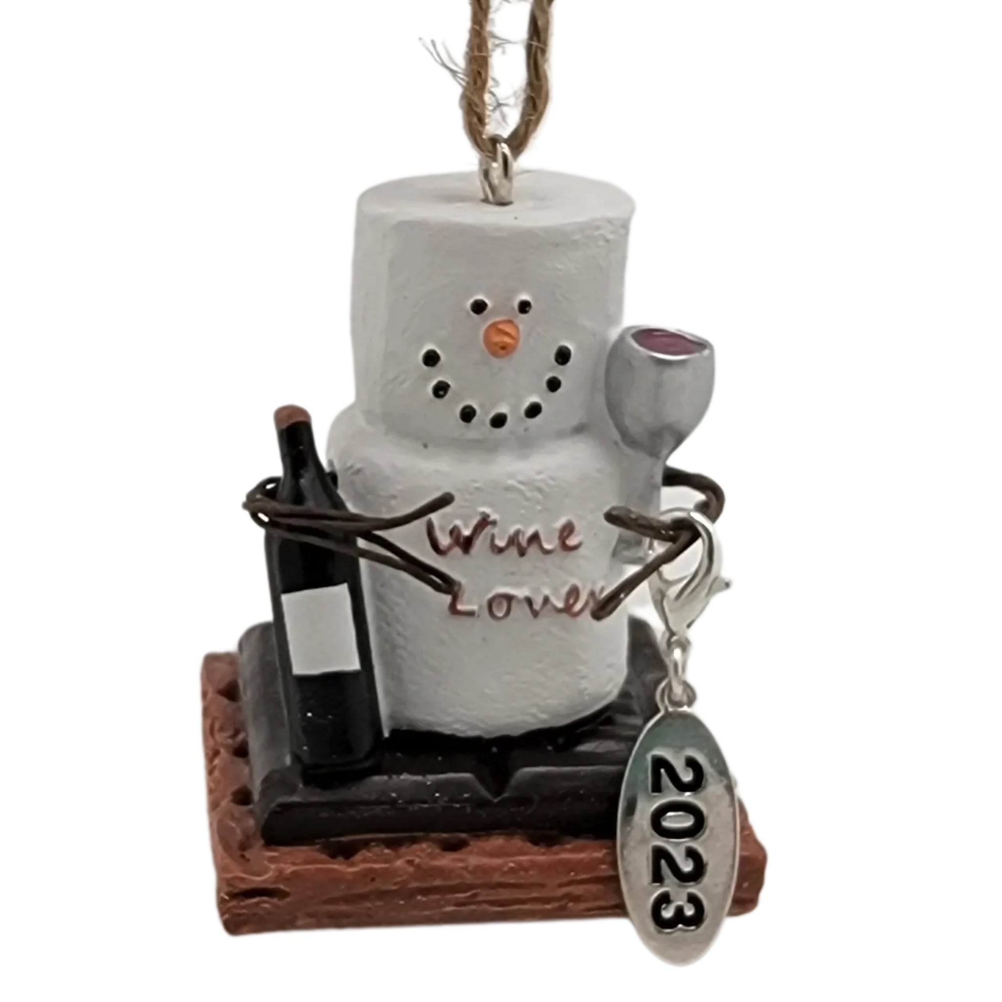 Smores Wine Lover Ornament