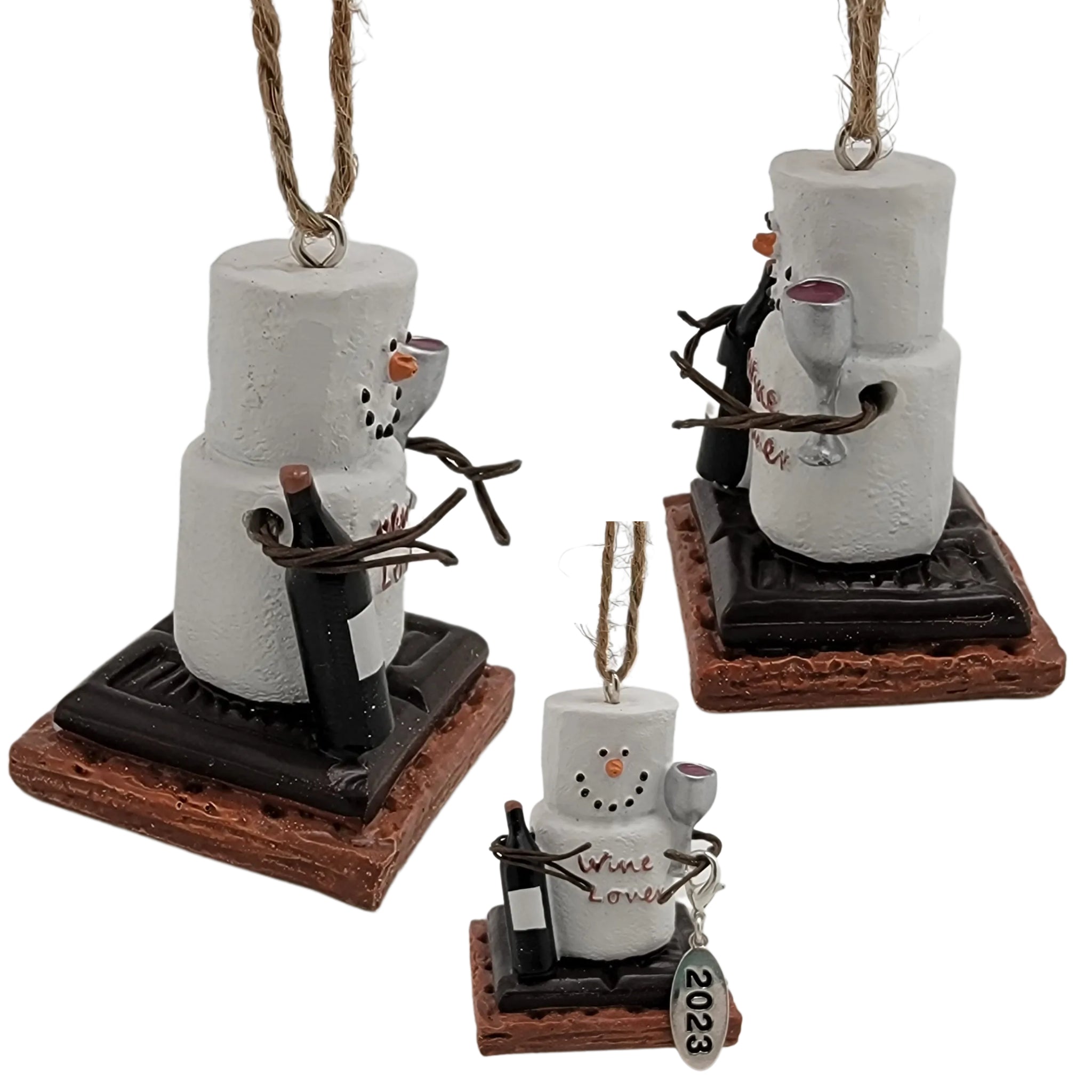 Smores Wine Lover Ornament