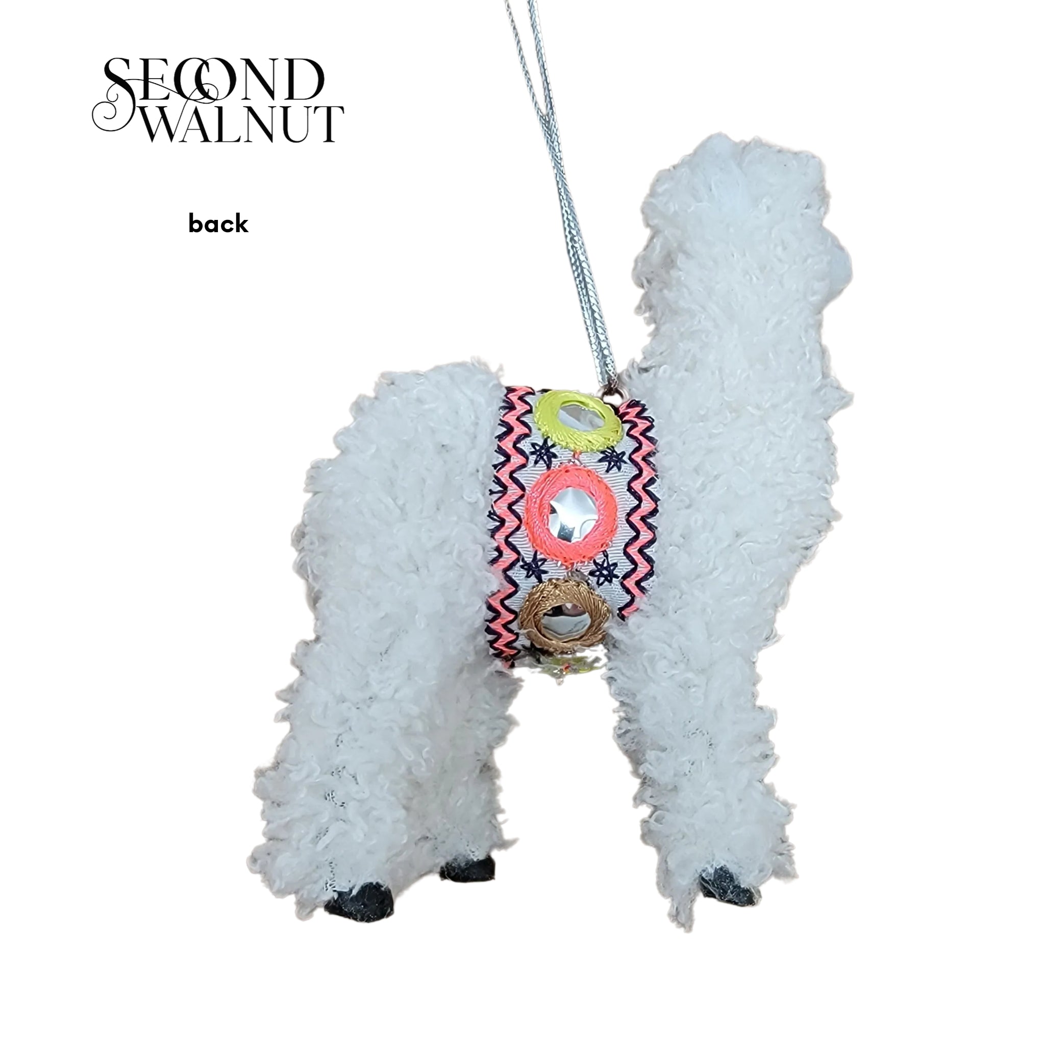 Llama Ornament - Furry Llama Gift